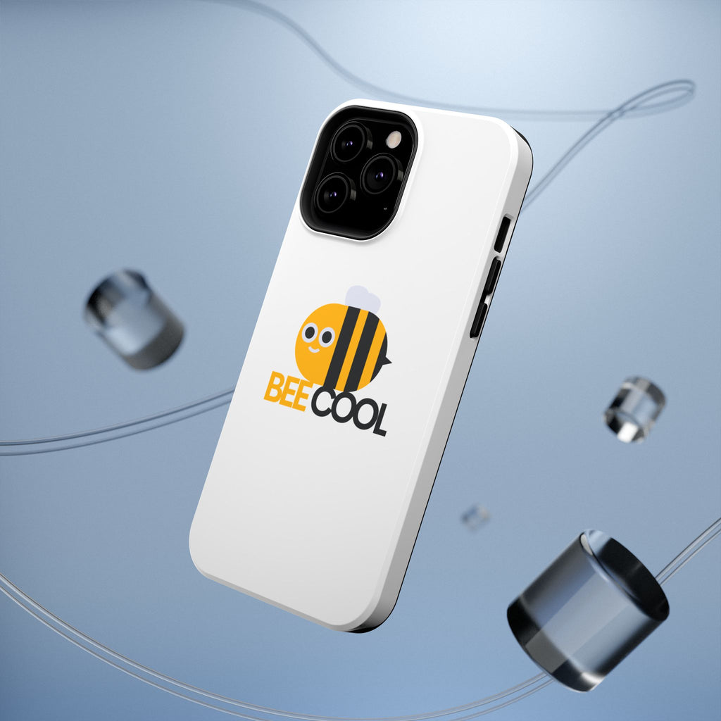 Bee Cool Phone Case, Impact-Resistant Case for Bee Lovers, Cute Bee Phone Cover, Unique Gift for Nature Enthusiasts, Fun Spring Accessory