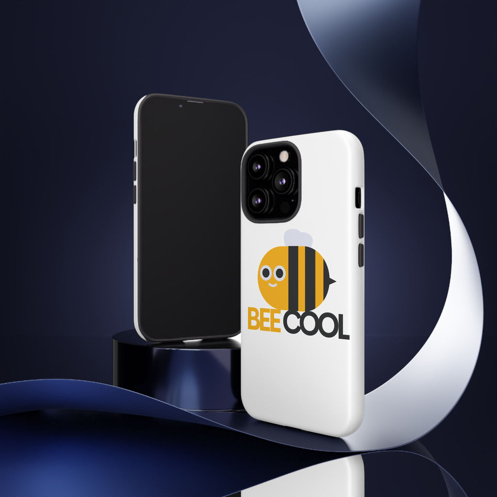 Bee Cool iPhone Case, Cute Bee Phone Cover, Fun Smartphone Protector, Unique Gift for Bee Lovers, Playful Tech Accessory