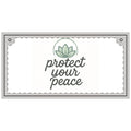 Wood Panel Art - Protect Your Peace, Home Decor, Wall Art, Mindfulness Gift, Meditation Space Decor, Inspirational Artwork