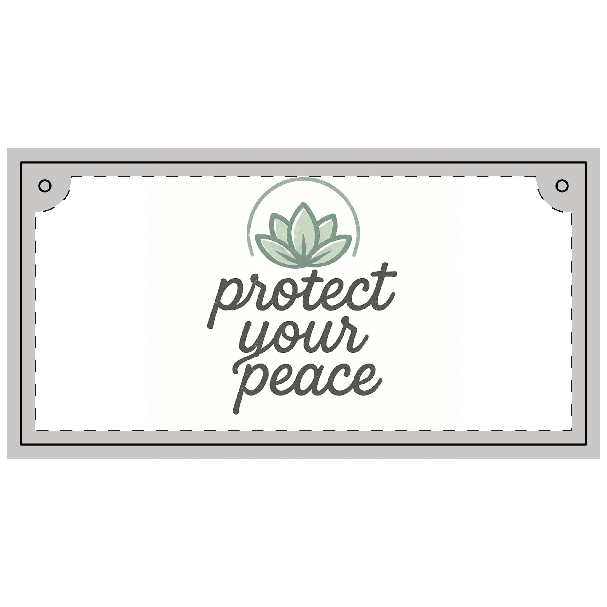 Wood Panel Art - Protect Your Peace, Home Decor, Wall Art, Mindfulness Gift, Meditation Space Decor, Inspirational Artwork