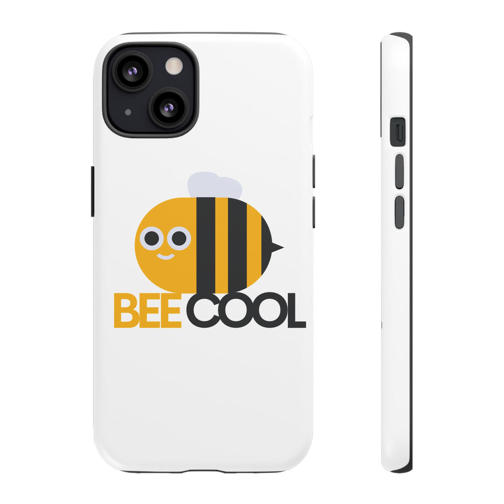 Bee Cool iPhone Case, Cute Bee Phone Cover, Fun Smartphone Protector, Unique Gift for Bee Lovers, Playful Tech Accessory