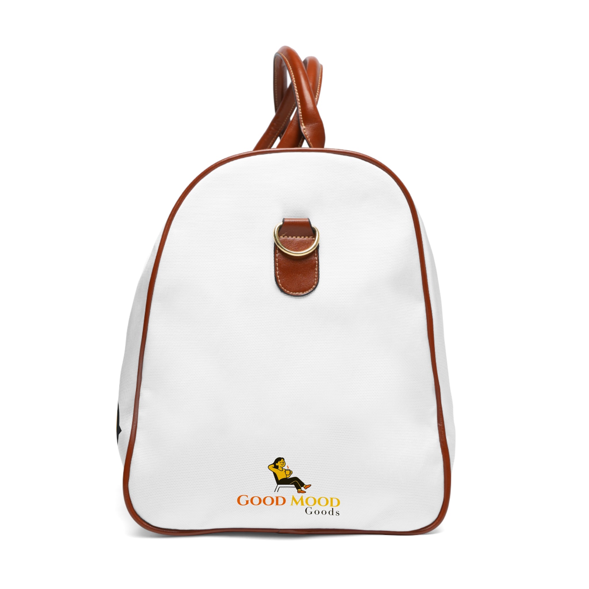 Bee Cool Waterproof Travel Bag — Cute Bee Print Duffle for Weekend Trips
