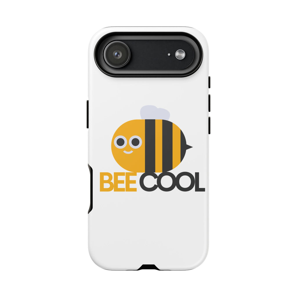 Bee Cool iPhone Case, Cute Bee Phone Cover, Fun Smartphone Protector, Unique Gift for Bee Lovers, Playful Tech Accessory