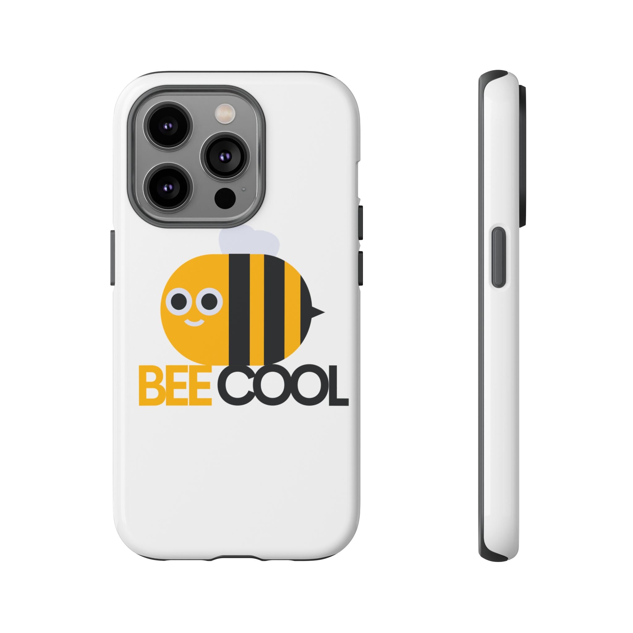 Bee Cool iPhone Case, Cute Bee Phone Cover, Fun Smartphone Protector, Unique Gift for Bee Lovers, Playful Tech Accessory