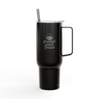 Engraved Insulated Tumbler - Protect Your Peace, Perfect for Travel, Outdoor Adventures, Eco-Friendly Gift, Personalized Drinkware, [...]