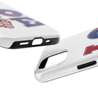 Patriotic LOVE Tough Phone Case — USA Flag & Donut Graphic