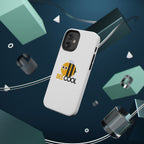 Bee Cool Phone Case, Impact-Resistant Case for Bee Lovers, Cute Bee Phone Cover, Unique Gift for Nature Enthusiasts, Fun Spring Accessory