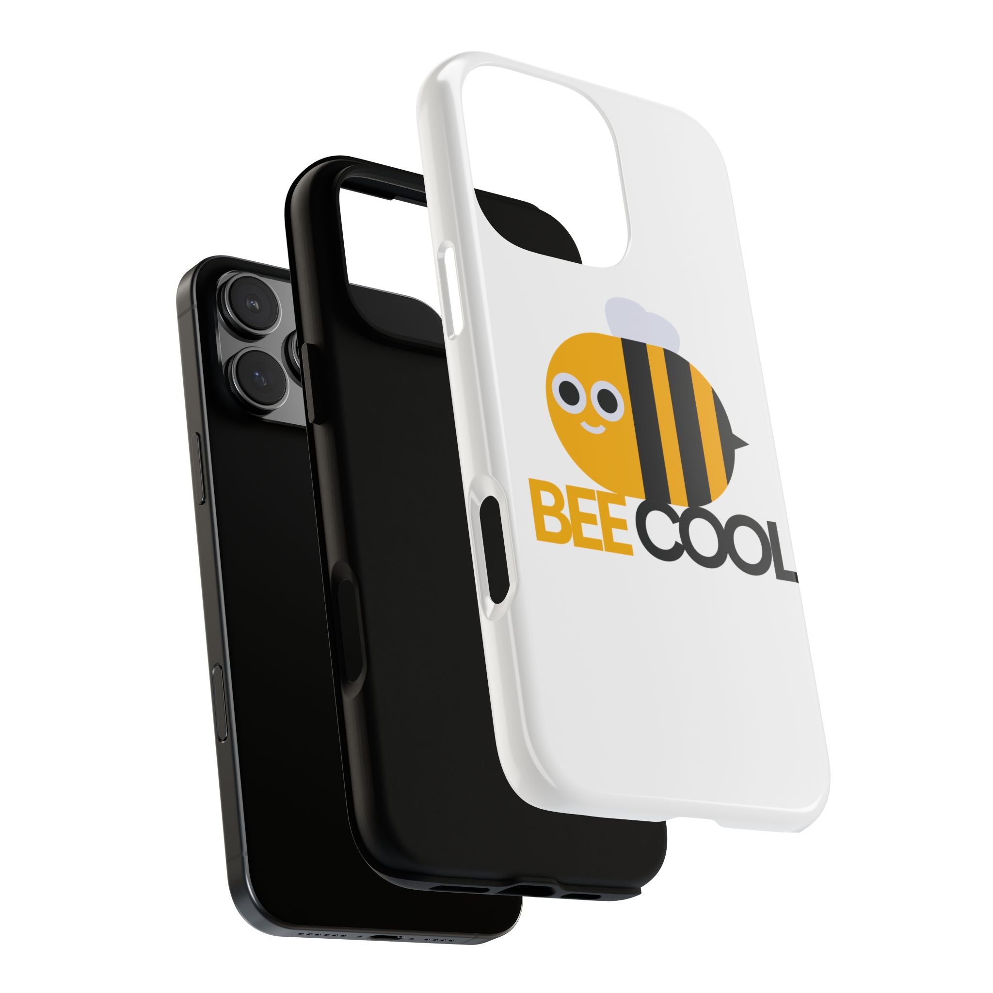 Bee Cool iPhone Case, Cute Bee Phone Cover, Fun Smartphone Protector, Unique Gift for Bee Lovers, Playful Tech Accessory