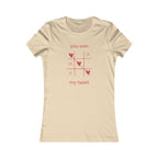You Won My Heart Tee — Women’s Valentine Tic-Tac-Toe Heart T-Shirt