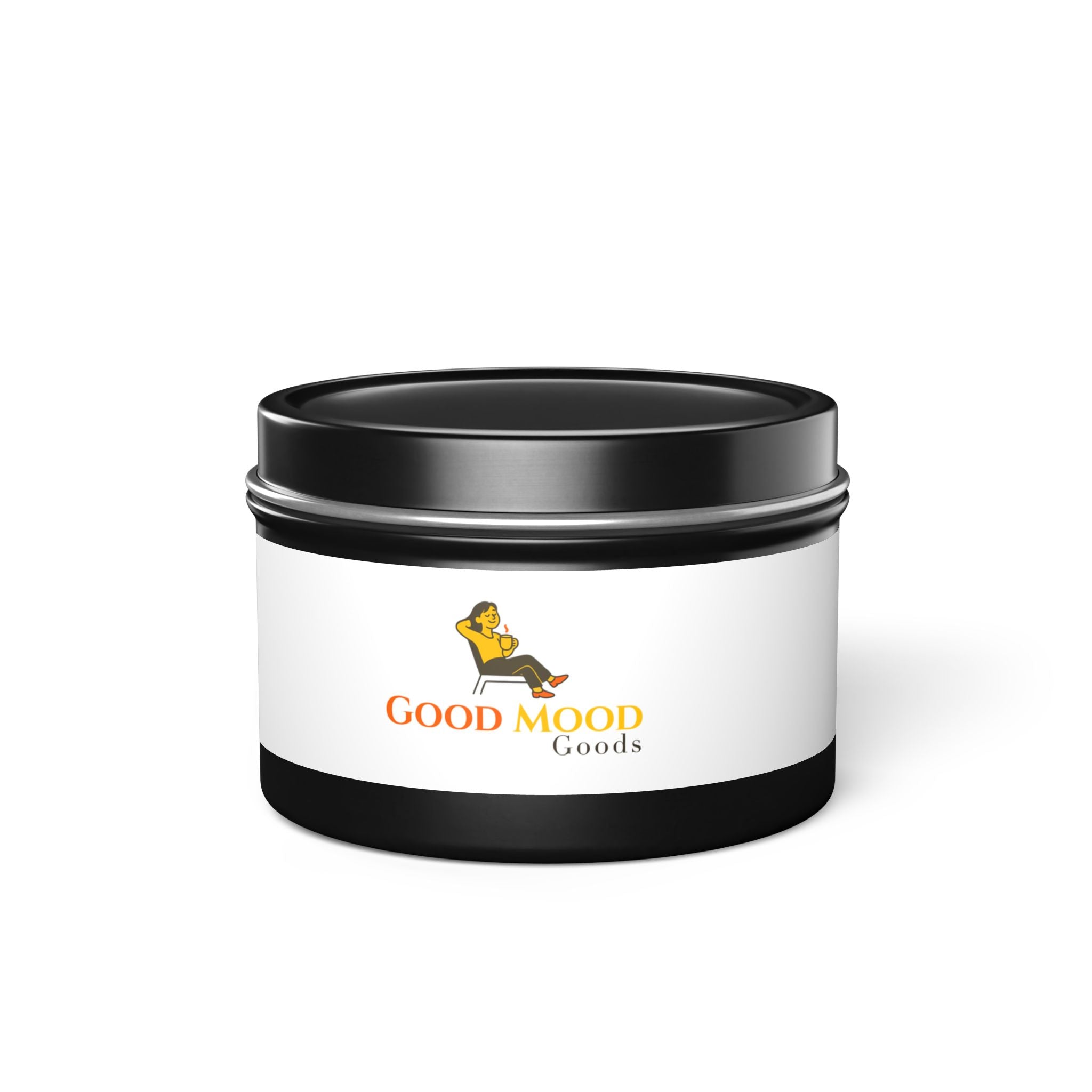 Tin Candle — Good Mood Goods Scented Tin Candle