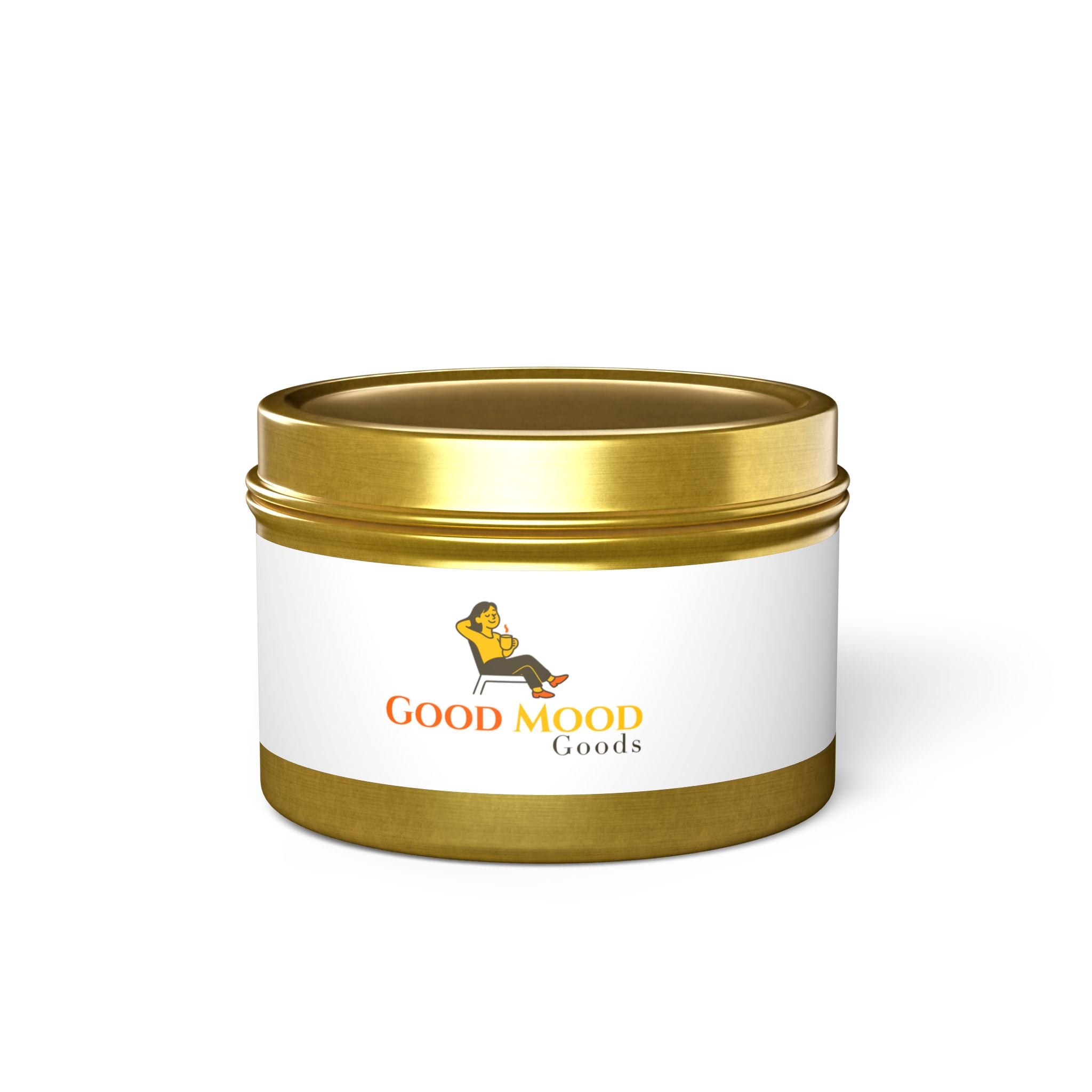 Tin Candle — Good Mood Goods Scented Tin Candle