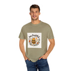 Bee Fruitful T-Shirt, Unisex Garment Dyed Tee, Cute Bee Apparel, Nature Lover's Gift, Summer Outfit, Eco-Friendly Fashion