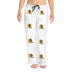 Bee Cool Women's Pajama Pants — Cute Bee Print Lounge Sleepwear