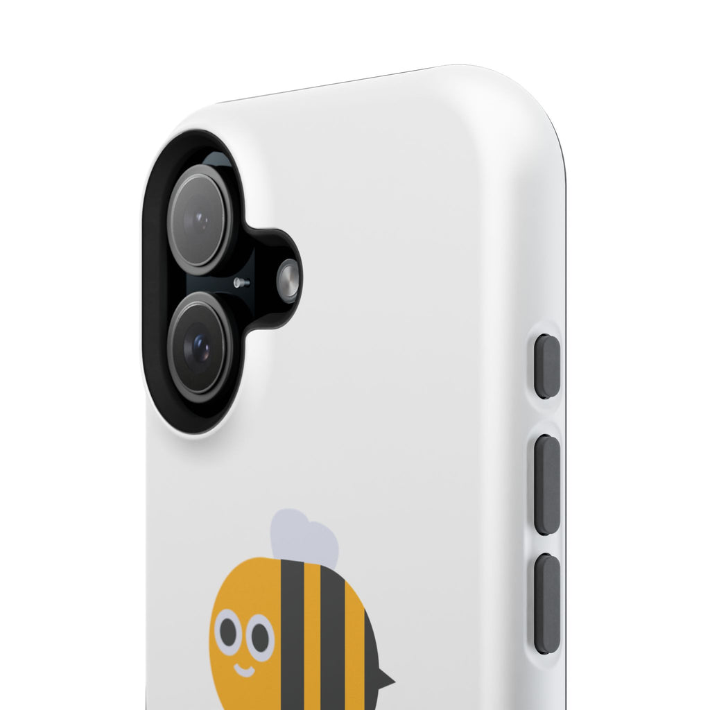 Bee Cool Phone Case, Impact-Resistant Case for Bee Lovers, Cute Bee Phone Cover, Unique Gift for Nature Enthusiasts, Fun Spring Accessory