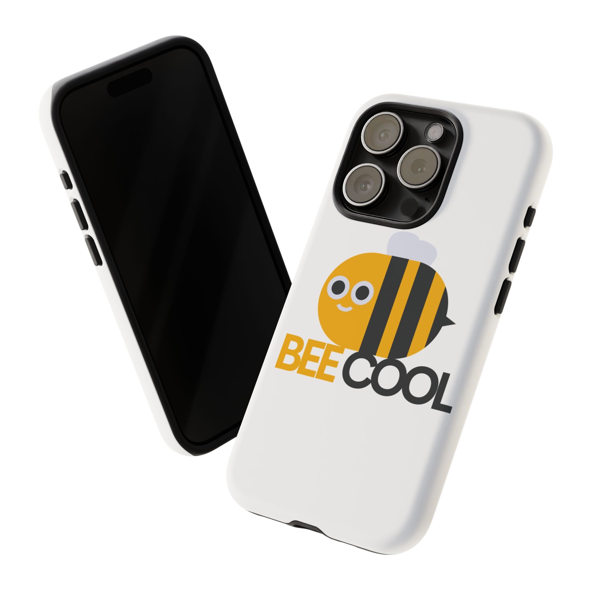Bee Cool iPhone Case, Cute Bee Phone Cover, Fun Smartphone Protector, Unique Gift for Bee Lovers, Playful Tech Accessory