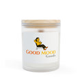 Good Mood Goods Frosted Glass Candle – 11oz Relaxing Scented Soy Candle