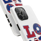 Patriotic LOVE Tough Phone Case — USA Flag & Donut Graphic