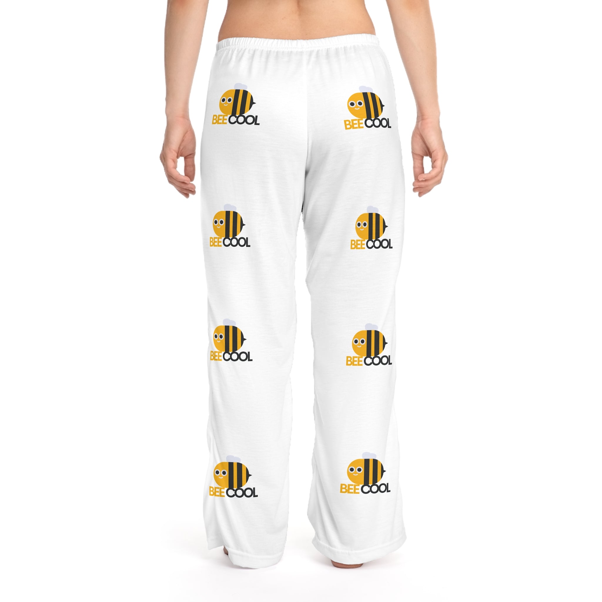 Bee Cool Women's Pajama Pants — Cute Bee Print Lounge Sleepwear