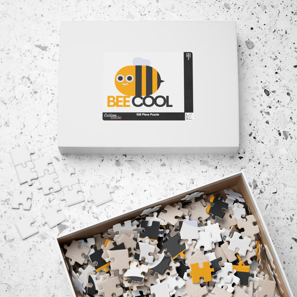 Bee Cool Puzzle - Fun Activity for All Ages, Perfect for Family Game Nights, Gifts, Educational Entertainment, Relaxing Hobby