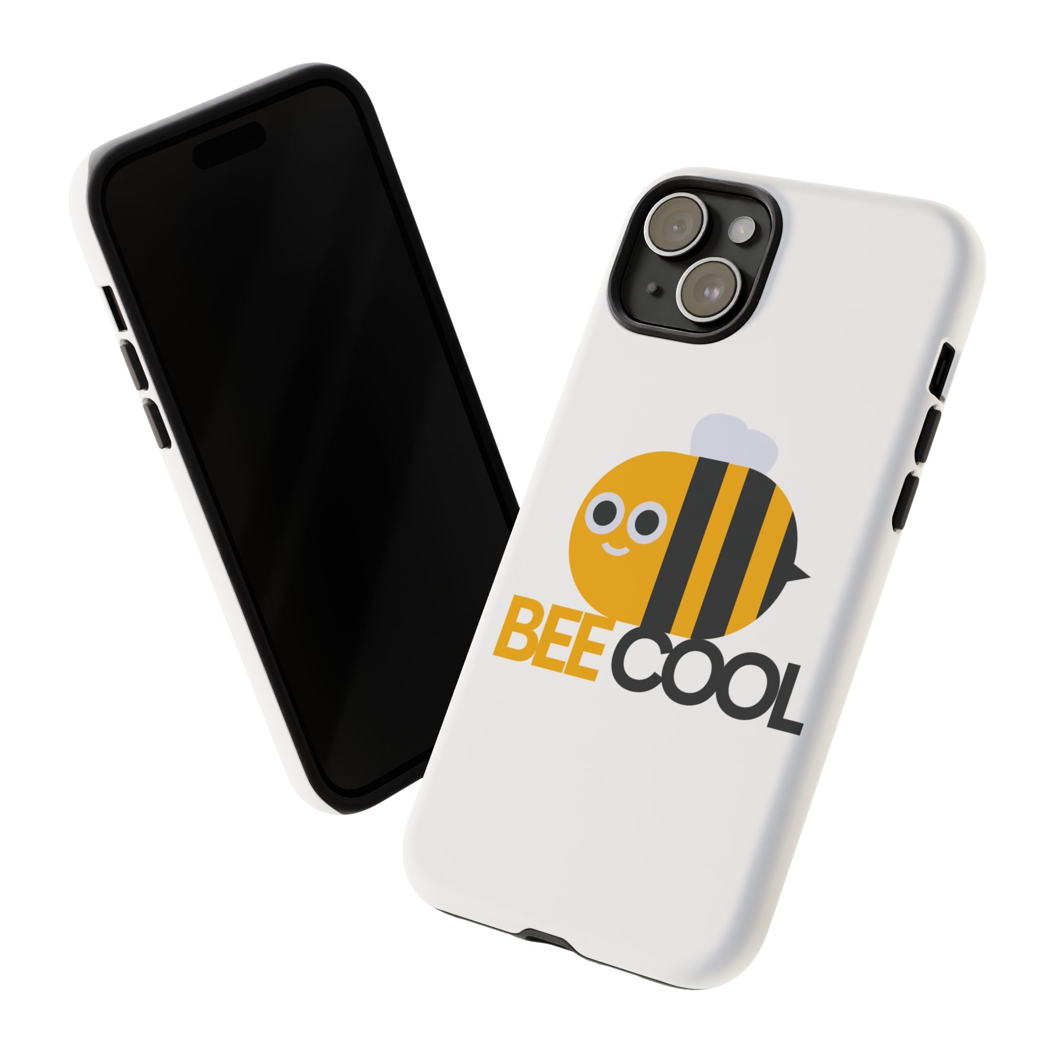 Bee Cool iPhone Case, Cute Bee Phone Cover, Fun Smartphone Protector, Unique Gift for Bee Lovers, Playful Tech Accessory