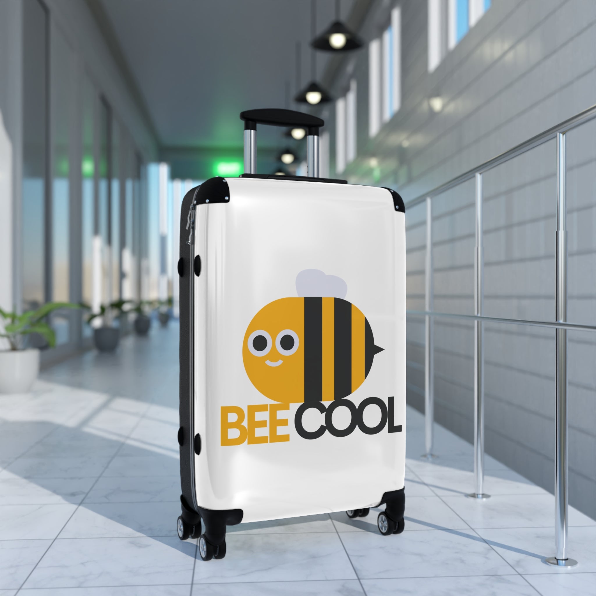 Bee Cool Carry-On Suitcase – Cute Bee Graphic Travel Luggage
