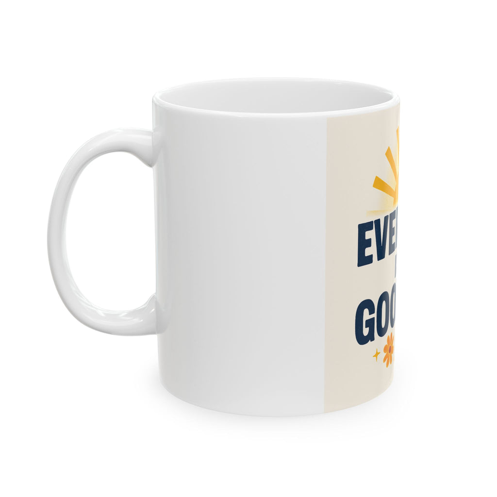 Sunny Optimism Ceramic Mug | Gift for Coffee Lovers, Motivational Coffee Cup, Inspirational Drinkware, Home Office Decor, Birthday Gift