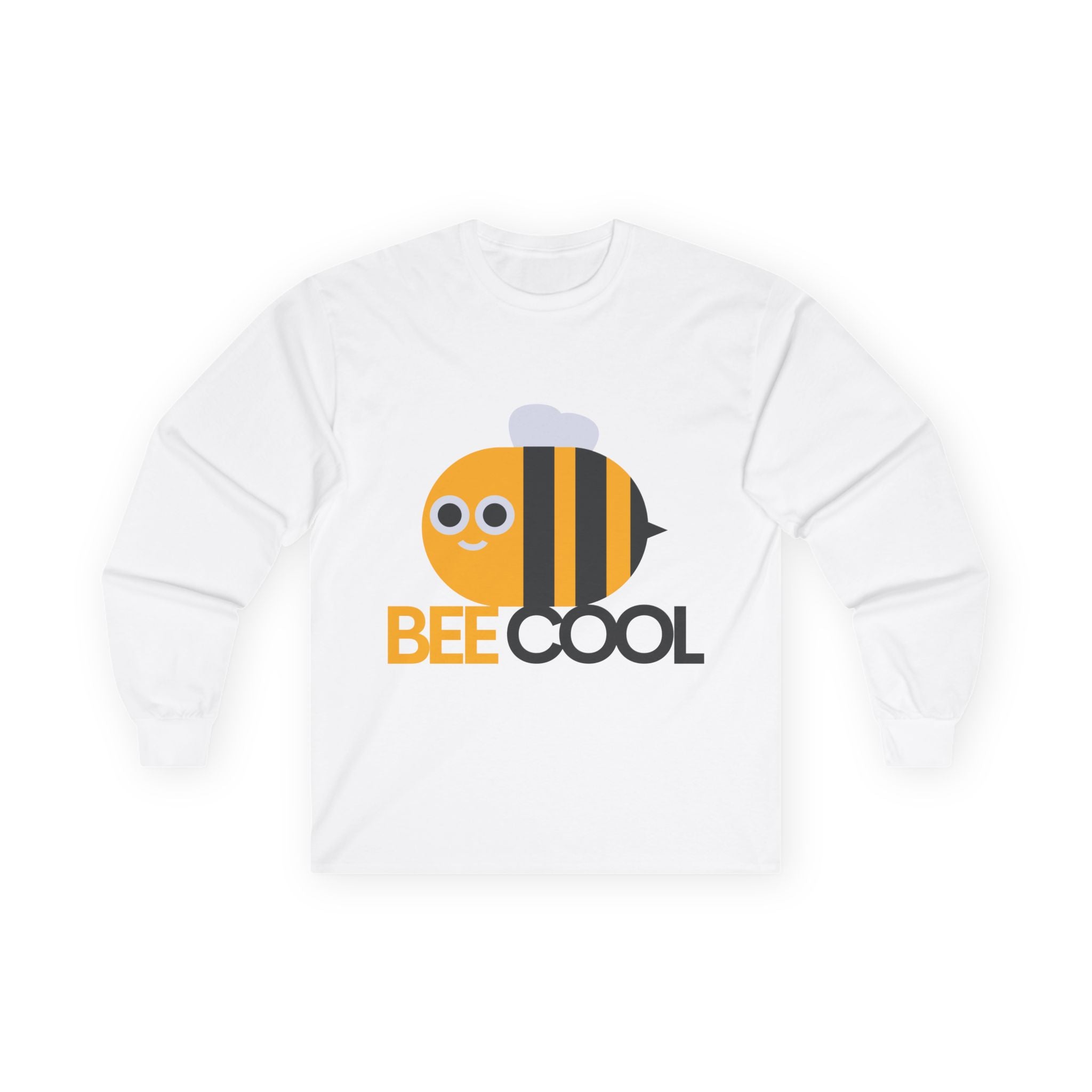 Bee Cool Long Sleeve Tee | Cute Bee Graphic Shirt for Kids and Adults | Perfect for Birthdays, Gifts, and Casual Wear