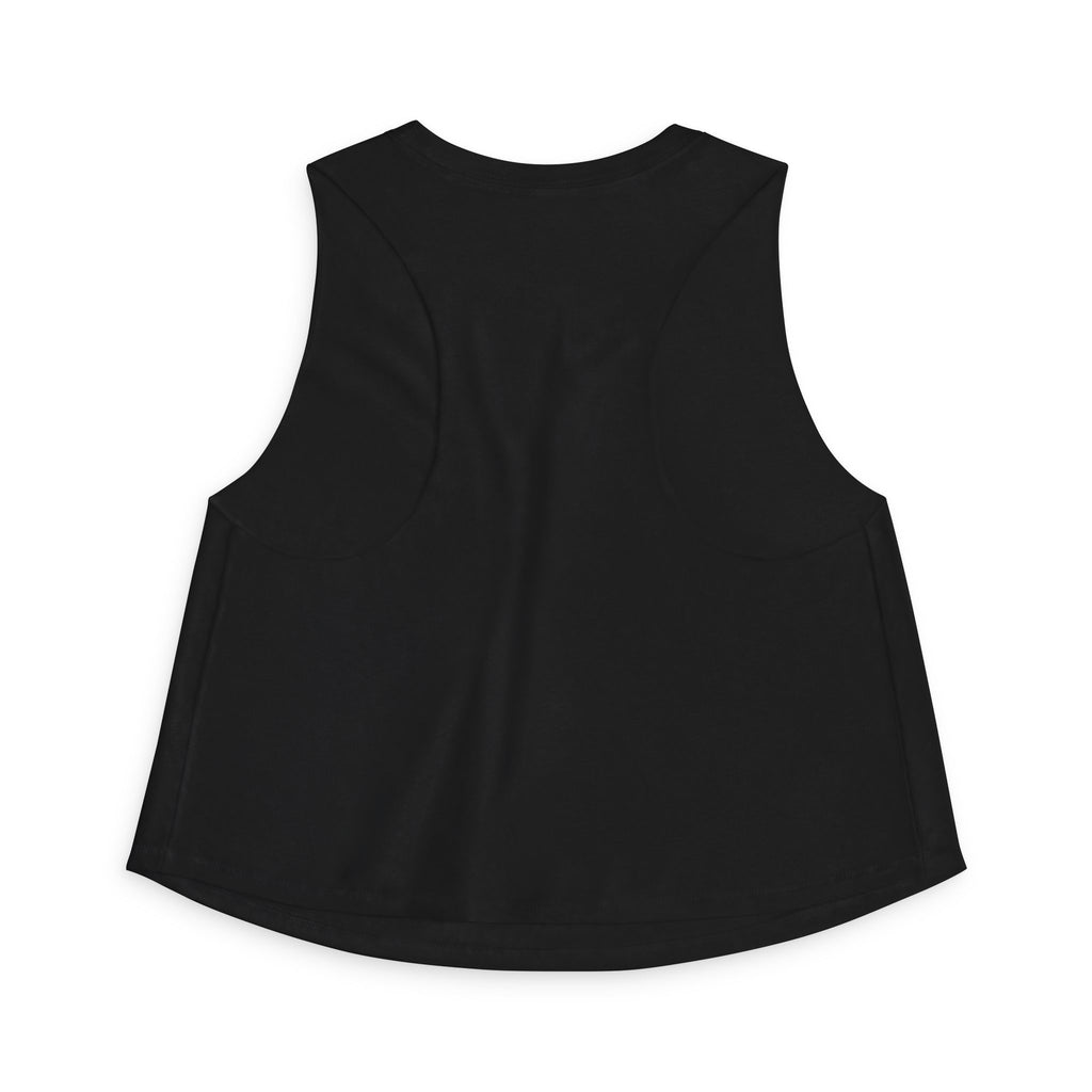 Bee Cool Crop Top — Cute Bumblebee Graphic Women's Tank