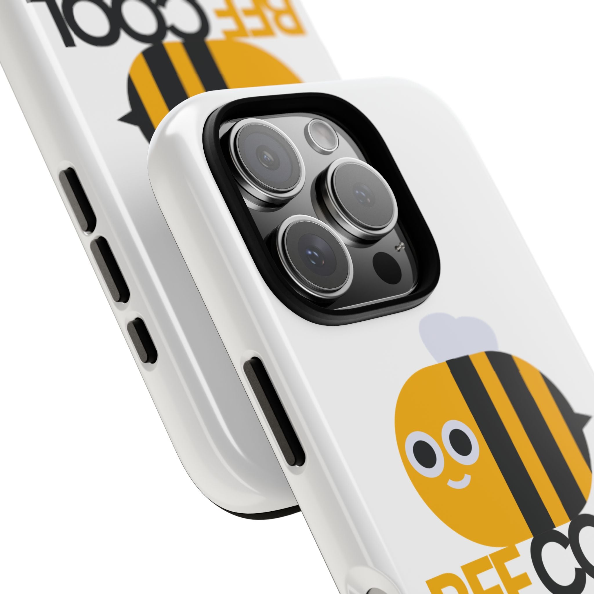 Bee Cool iPhone Case, Cute Bee Phone Cover, Fun Smartphone Protector, Unique Gift for Bee Lovers, Playful Tech Accessory