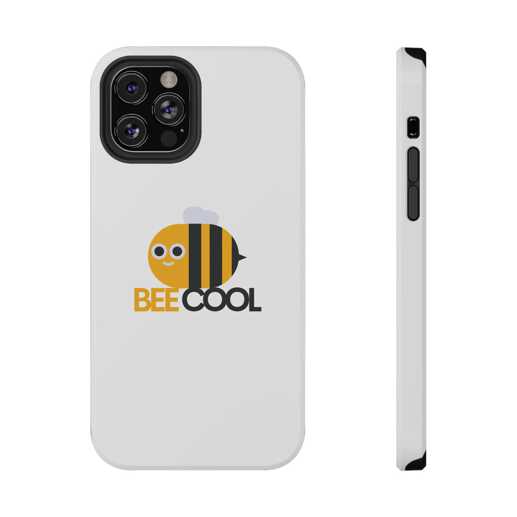 Bee Cool Phone Case, Impact-Resistant Case for Bee Lovers, Cute Bee Phone Cover, Unique Gift for Nature Enthusiasts, Fun Spring Accessory