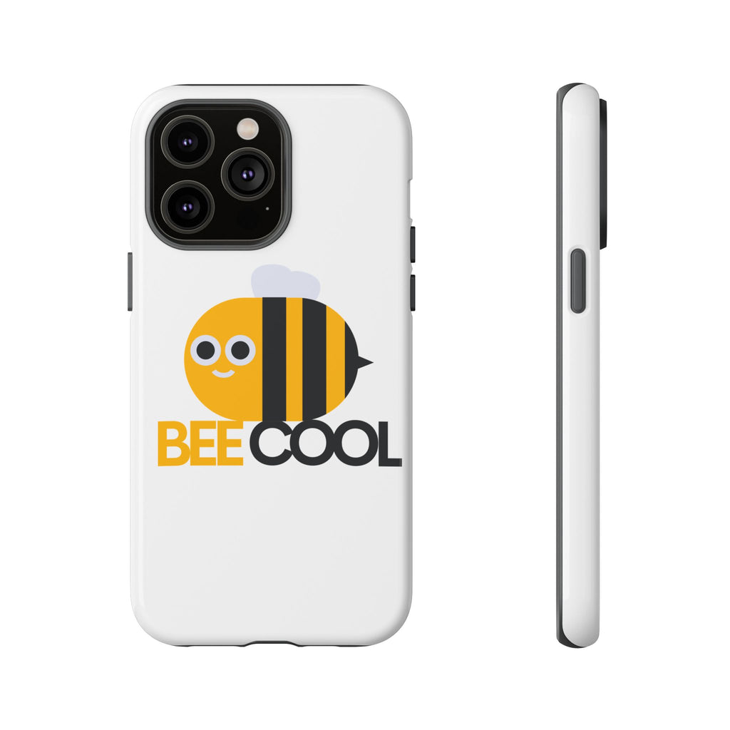 Bee Cool iPhone Case, Cute Bee Phone Cover, Fun Smartphone Protector, Unique Gift for Bee Lovers, Playful Tech Accessory