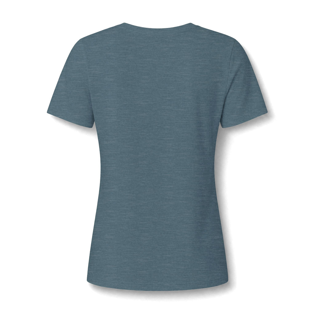 Florida Sunshine State V-Neck T-Shirt – Women's Retro Palm Tree Tee