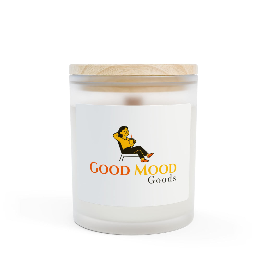 Good Mood Frosted Glass Candle - 11oz Aromatherapy Candle for Relaxation and Ambiance