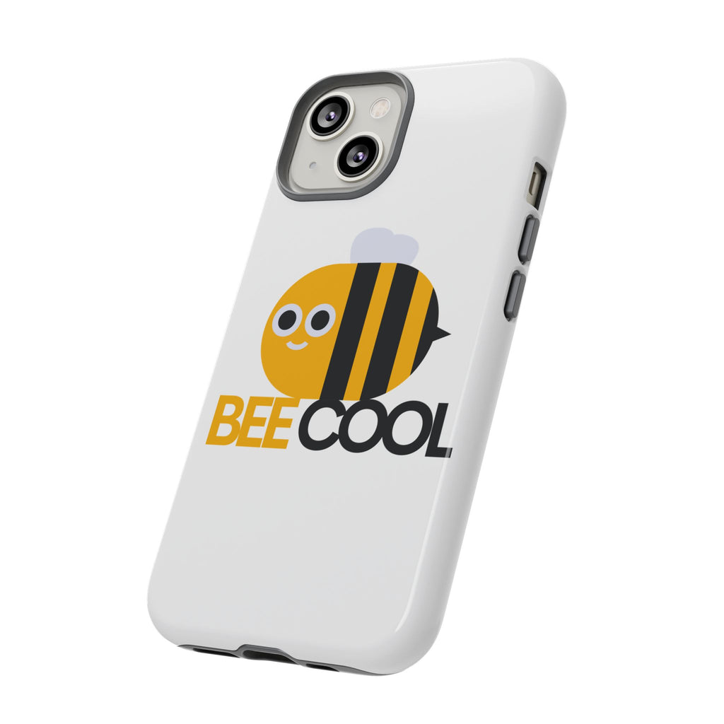 Bee Cool iPhone Case, Cute Bee Phone Cover, Fun Smartphone Protector, Unique Gift for Bee Lovers, Playful Tech Accessory