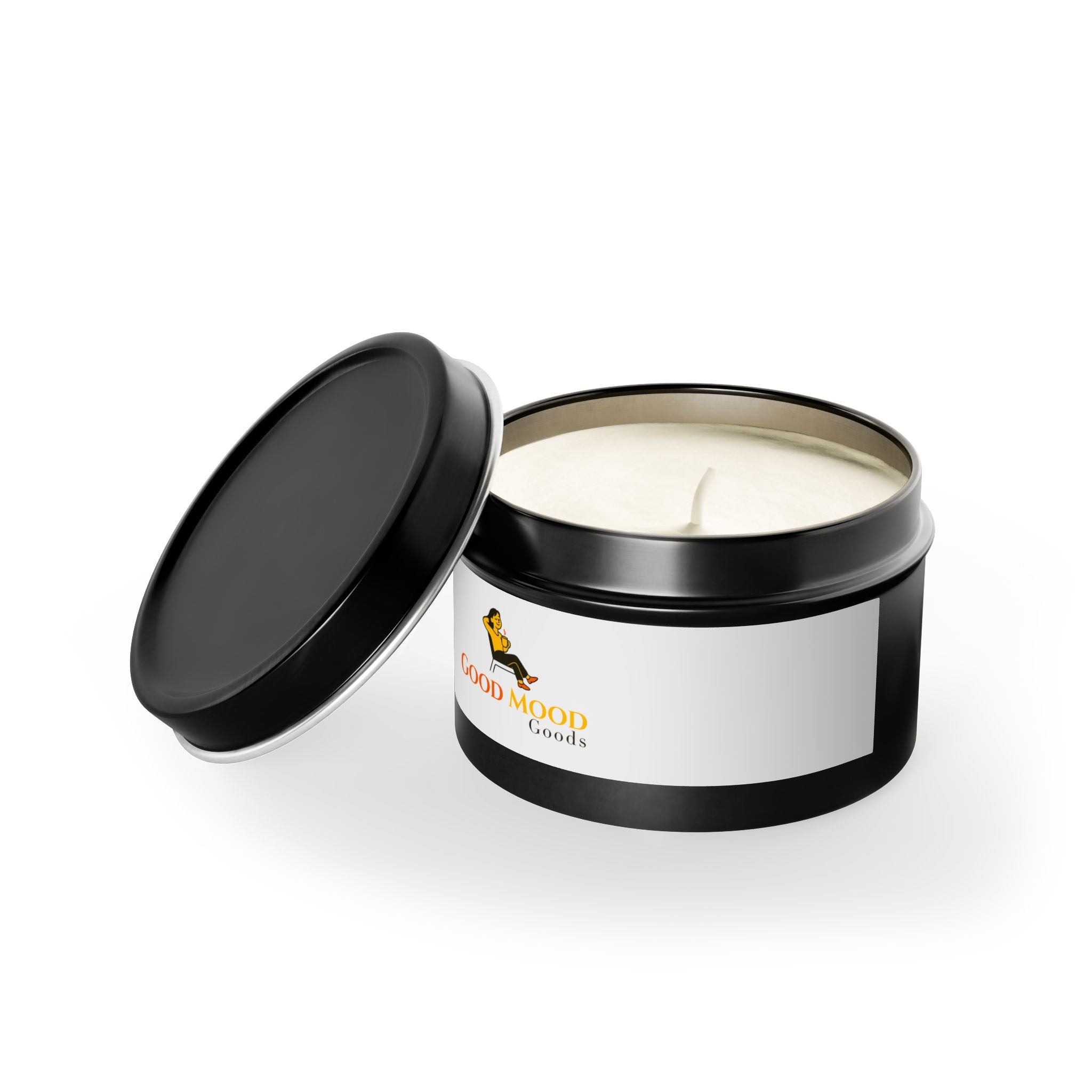 Tin Candle — Good Mood Goods Scented Tin Candle