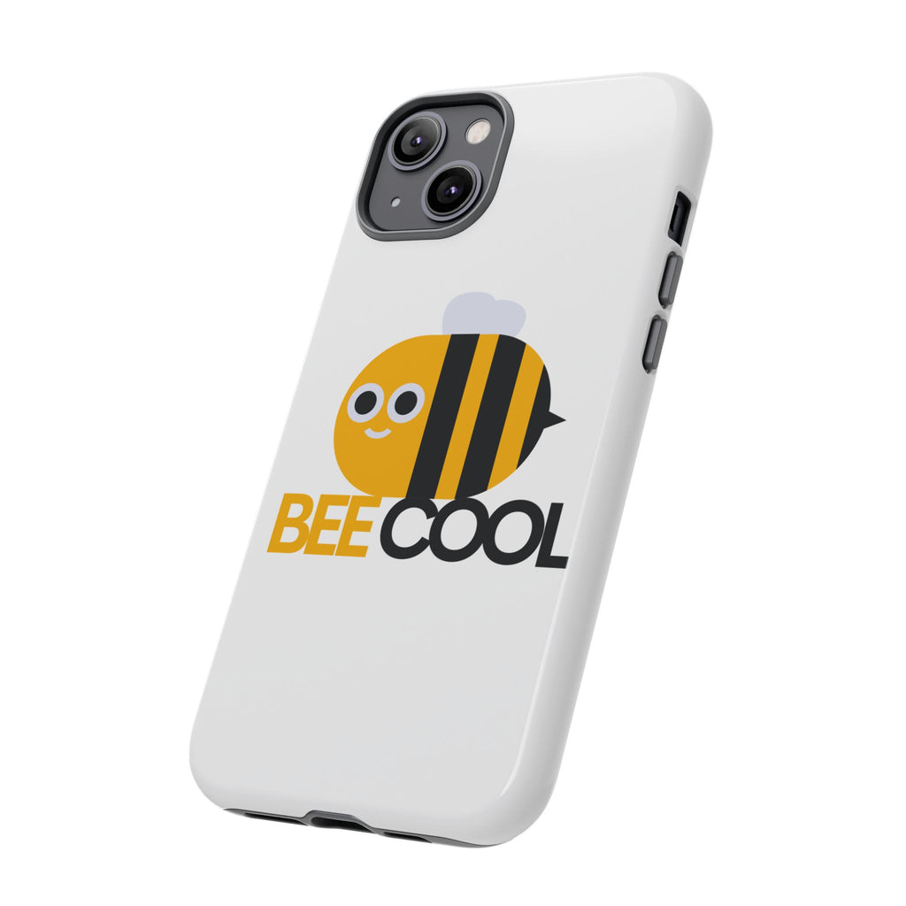 Bee Cool iPhone Case, Cute Bee Phone Cover, Fun Smartphone Protector, Unique Gift for Bee Lovers, Playful Tech Accessory