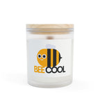 Bee Cool Candle - 11oz Frosted Glass Aromatherapy Candle
