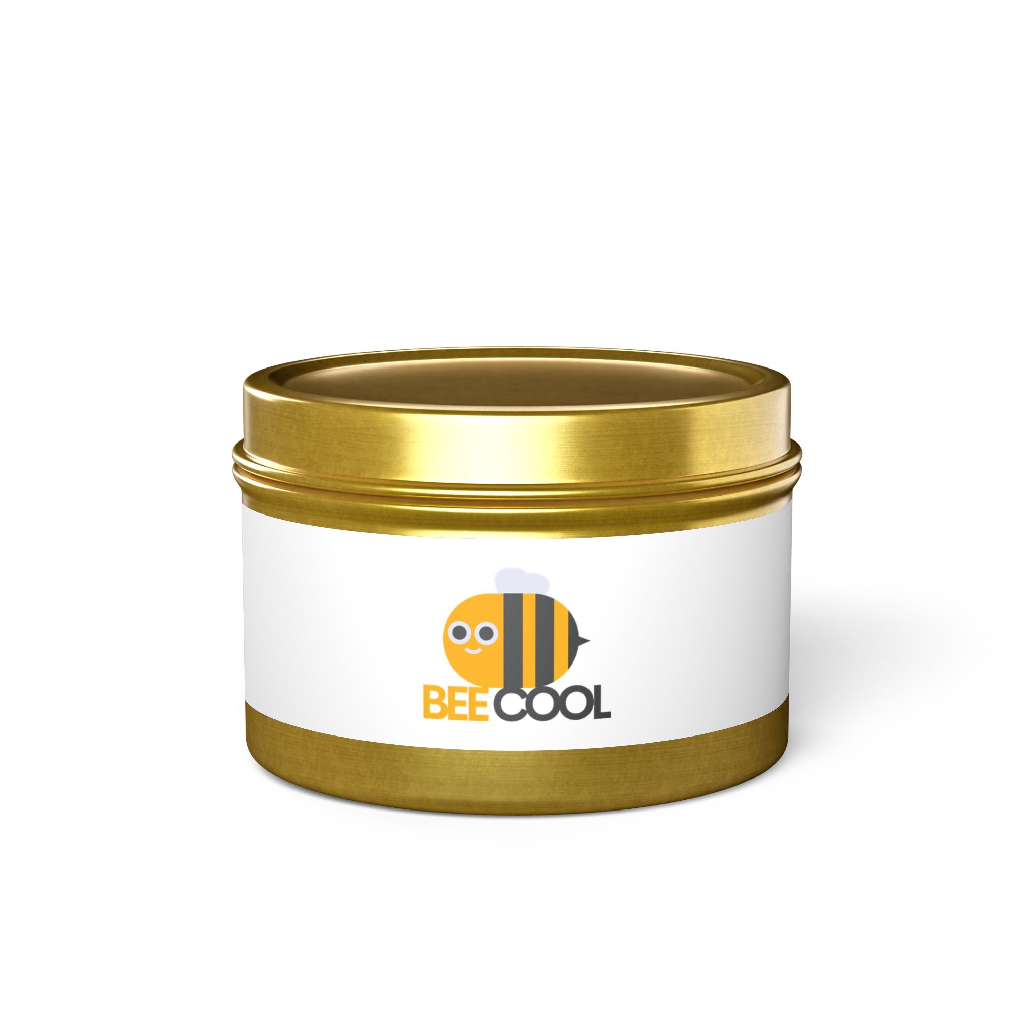 Bee Cool Tin Candle — Cute Bee Scented Candle in Travel Tin