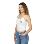 Bee Graphic Spaghetti Strap Tank Top - Cute Minimalist Bumblebee Design
