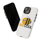 Bee Cool iPhone Case, Cute Bee Phone Cover, Fun Smartphone Protector, Unique Gift for Bee Lovers, Playful Tech Accessory