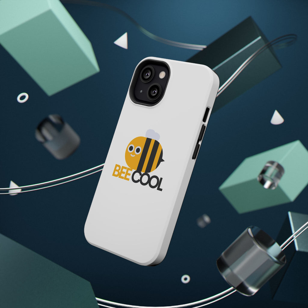 Bee Cool Phone Case, Impact-Resistant Case for Bee Lovers, Cute Bee Phone Cover, Unique Gift for Nature Enthusiasts, Fun Spring Accessory