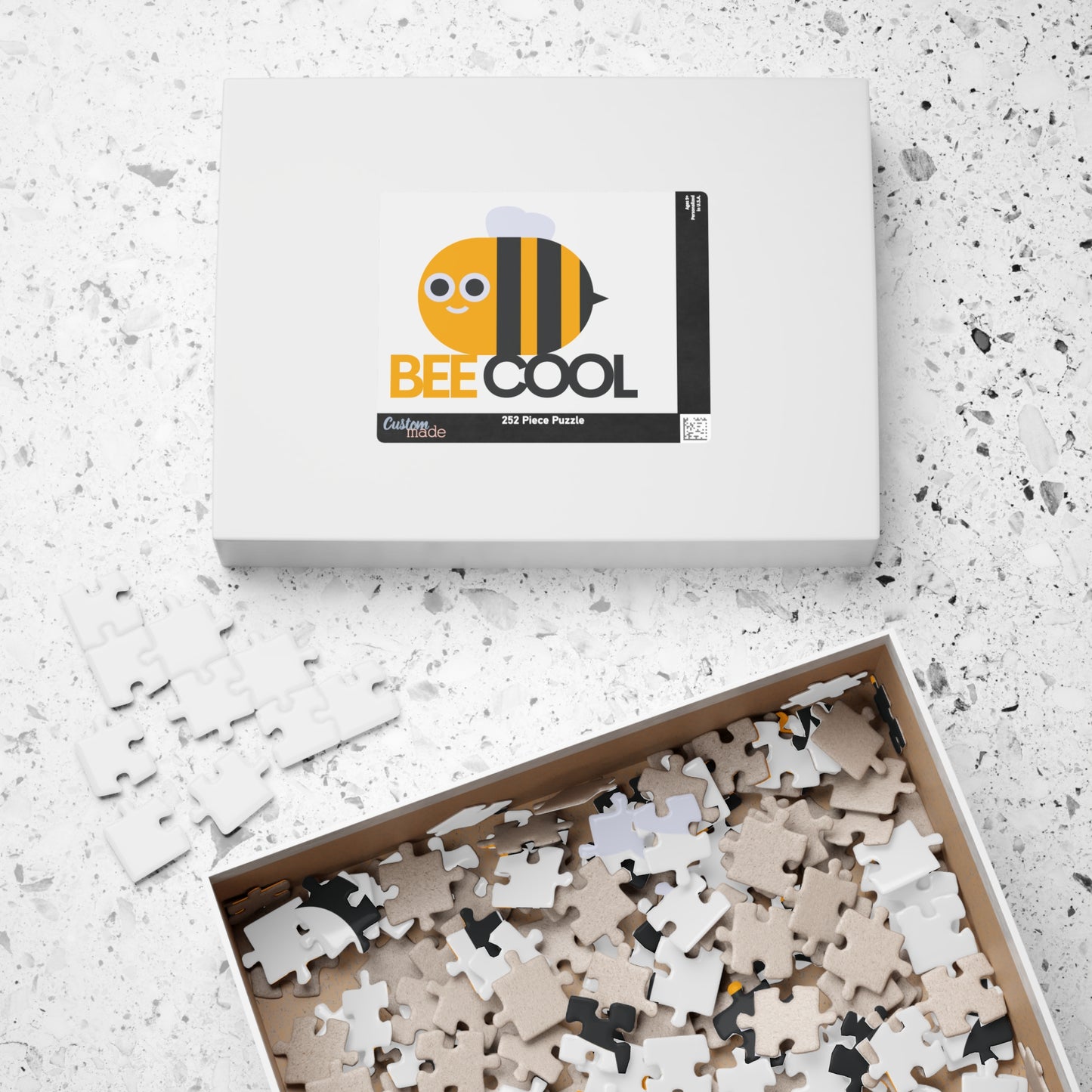 Bee Cool Puzzle - Fun Activity for All Ages, Perfect for Family Game Nights, Gifts, Educational Entertainment, Relaxing Hobby