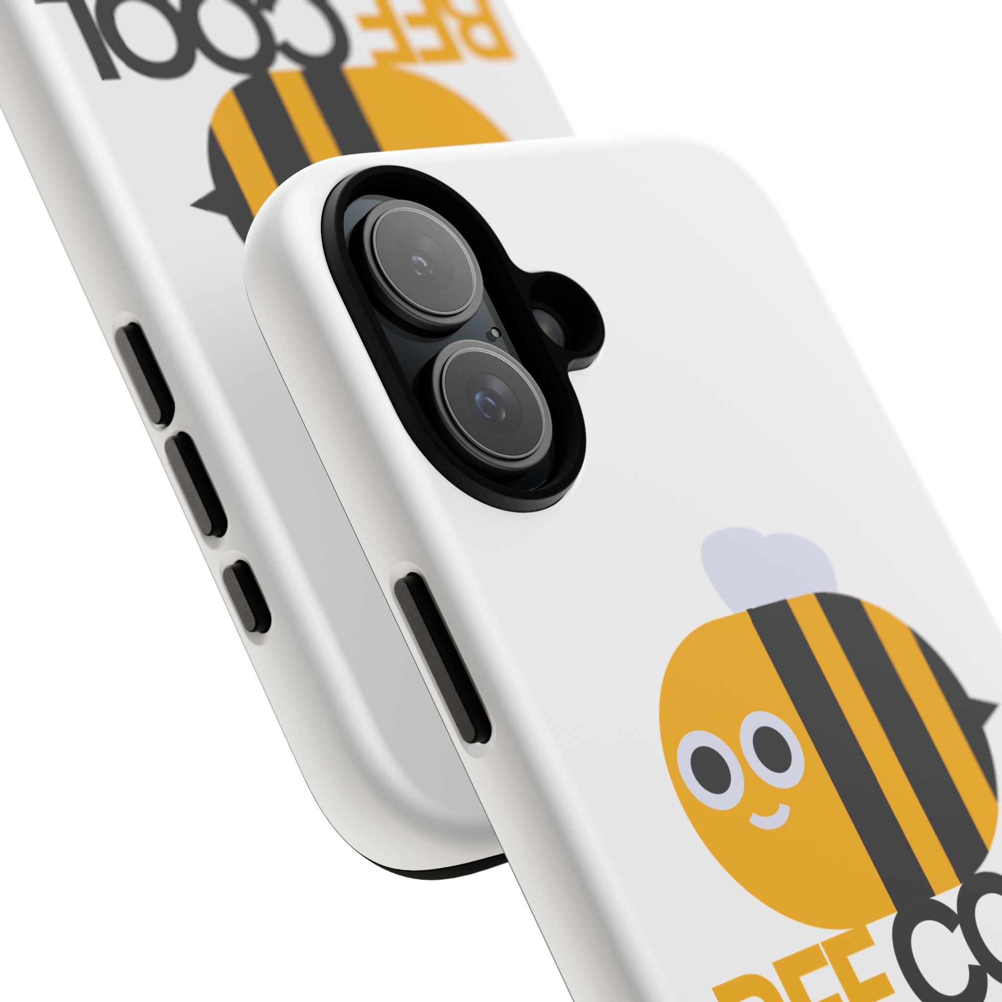 Bee Cool iPhone Case, Cute Bee Phone Cover, Fun Smartphone Protector, Unique Gift for Bee Lovers, Playful Tech Accessory