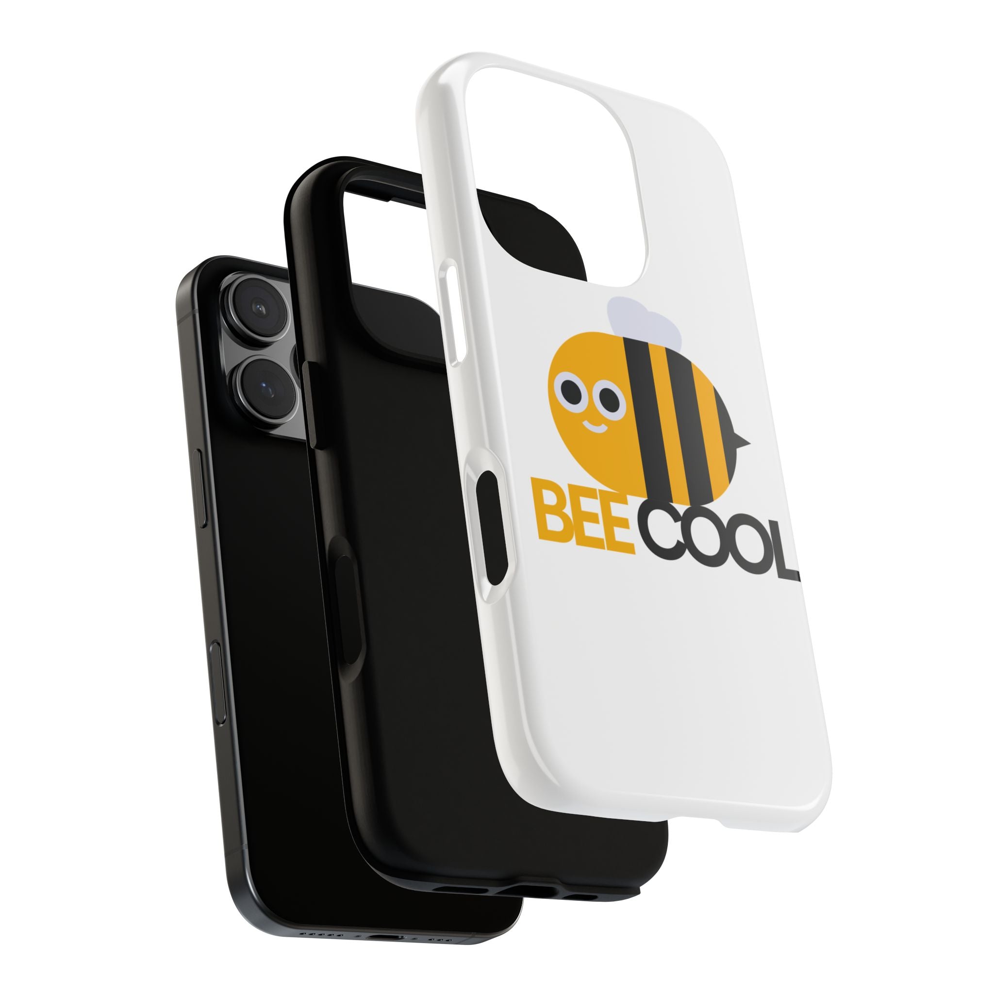 Bee Cool iPhone Case, Cute Bee Phone Cover, Fun Smartphone Protector, Unique Gift for Bee Lovers, Playful Tech Accessory