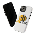 Bee Cool iPhone Case, Cute Bee Phone Cover, Fun Smartphone Protector, Unique Gift for Bee Lovers, Playful Tech Accessory