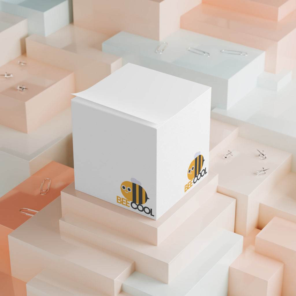 Bee Cool Note Cube - Fun Sticky Notepad for Creative Minds