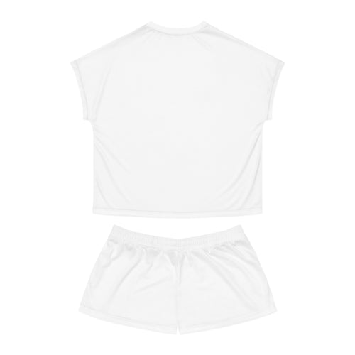 Bed Wine Blue Women's Short Pajama Set — Red, White & Blue Sleepwear