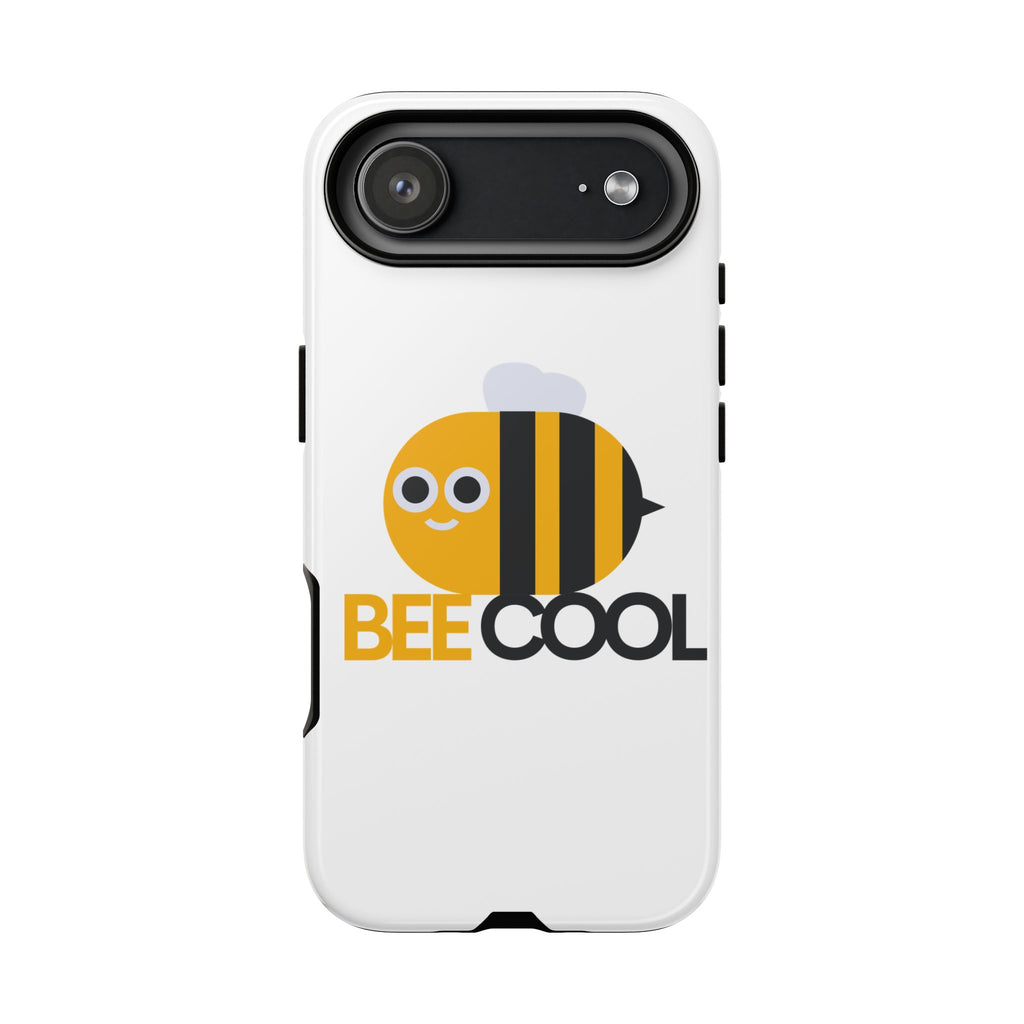 Bee Cool iPhone Case, Cute Bee Phone Cover, Fun Smartphone Protector, Unique Gift for Bee Lovers, Playful Tech Accessory