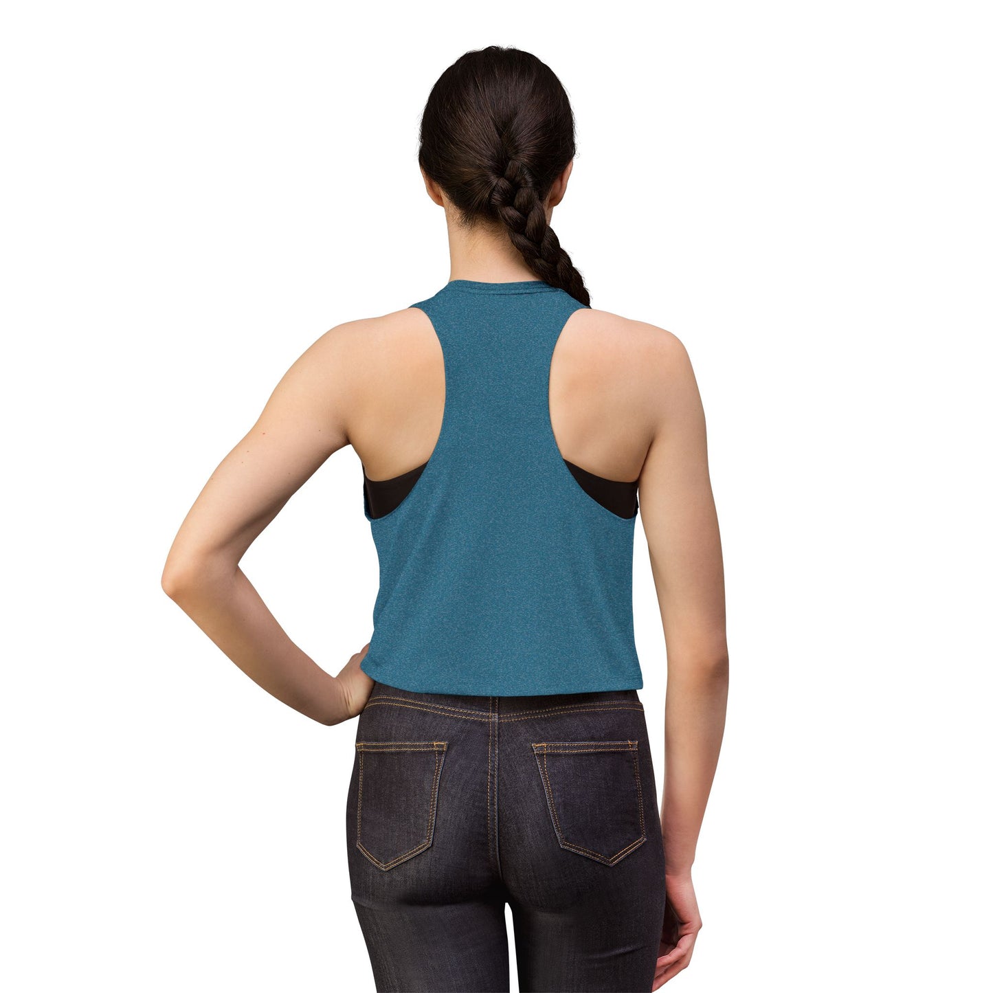 Bee Cool Crop Top — Cute Bumblebee Graphic Women's Tank