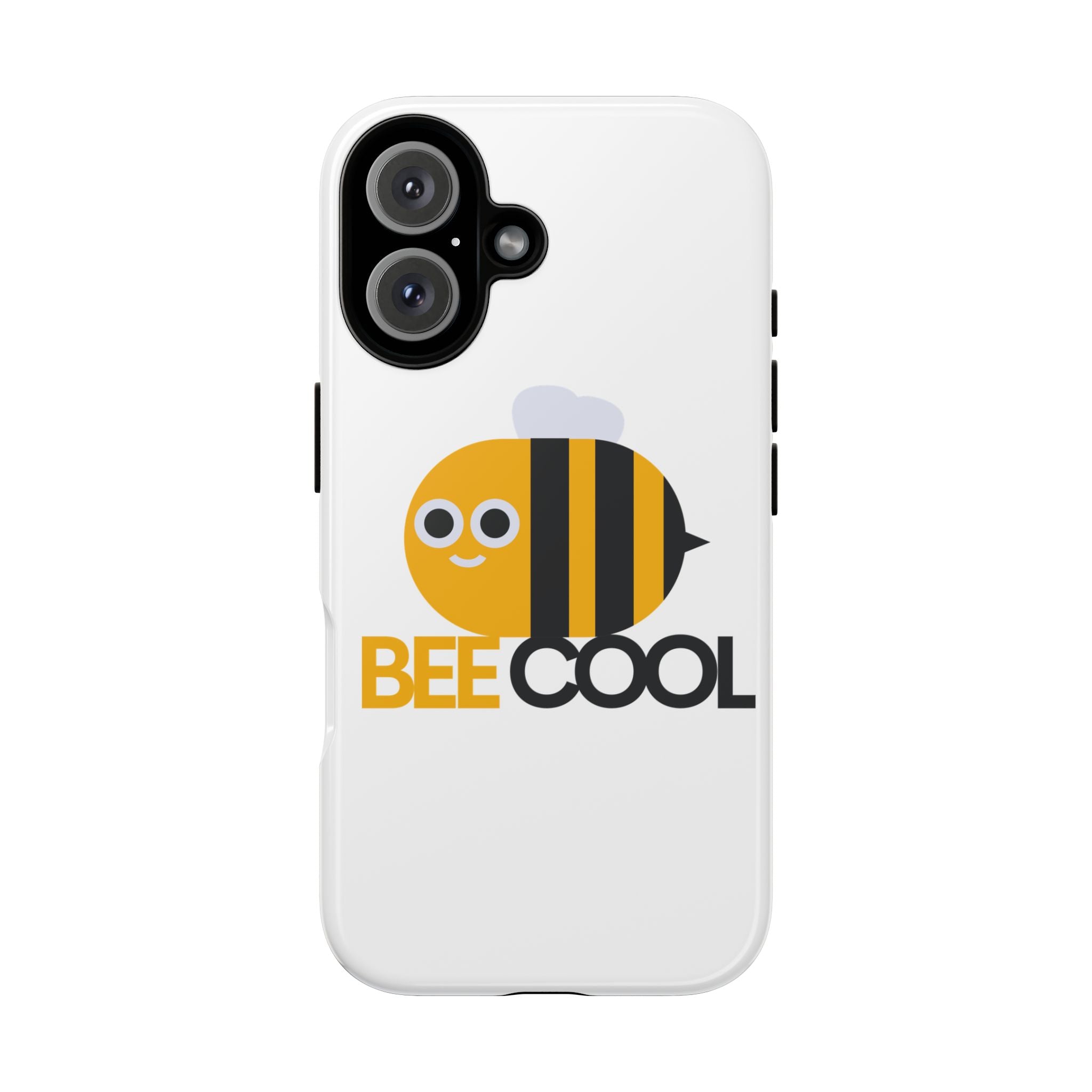 Bee Cool iPhone Case, Cute Bee Phone Cover, Fun Smartphone Protector, Unique Gift for Bee Lovers, Playful Tech Accessory